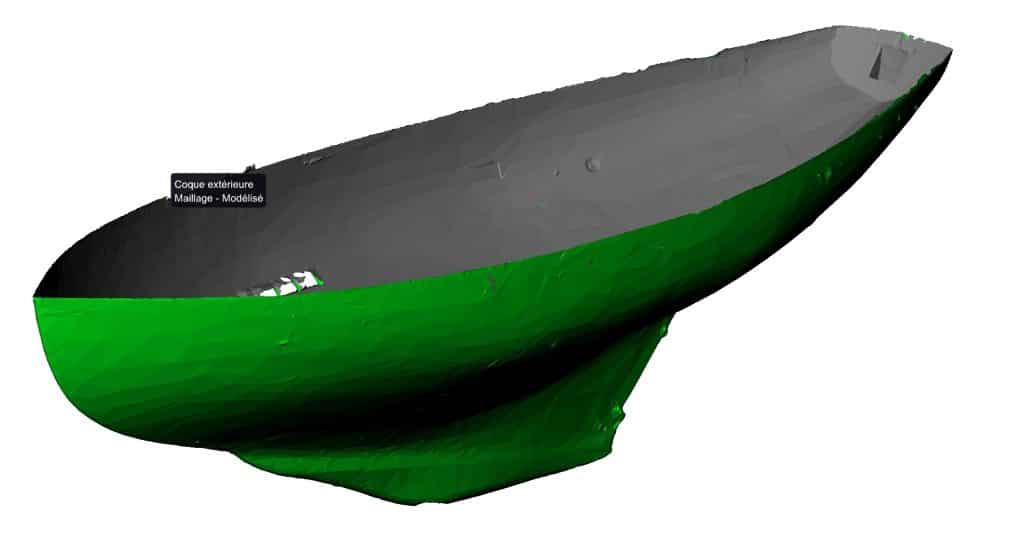 Modélisation 3D coque de bateau