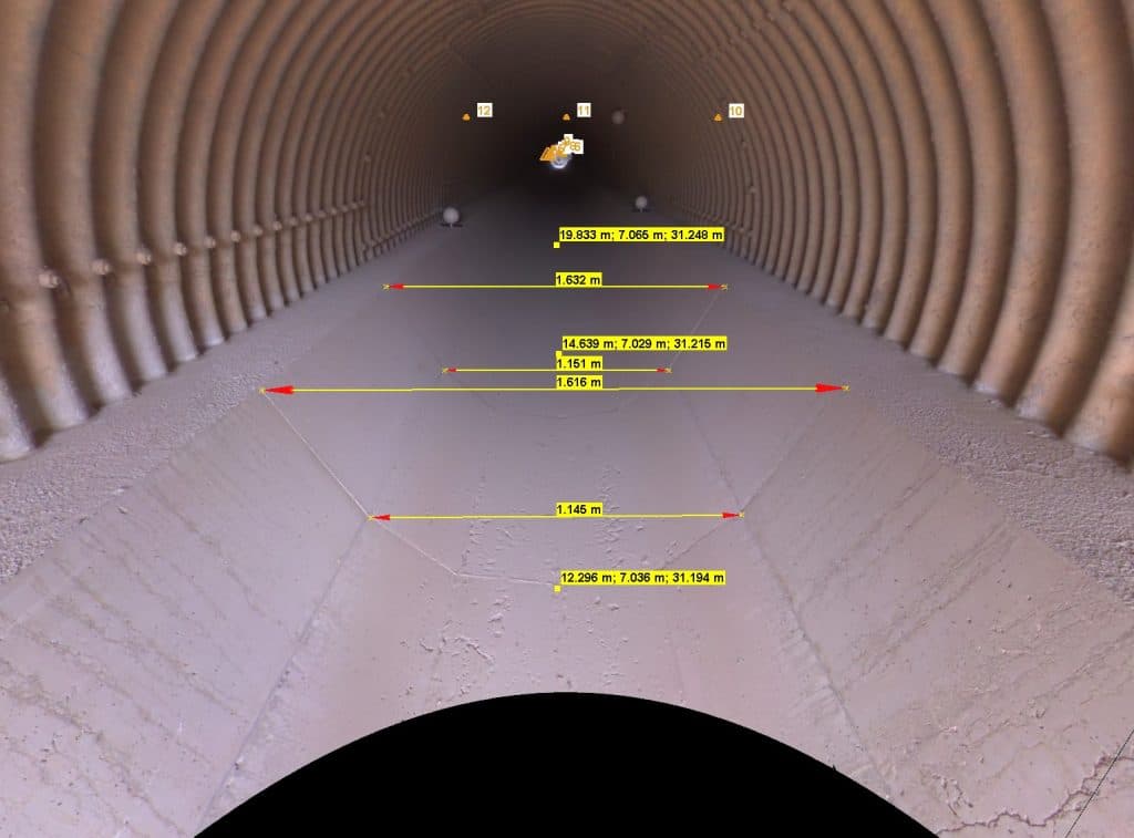 visite virtuelle d'un tunnel de canalisation