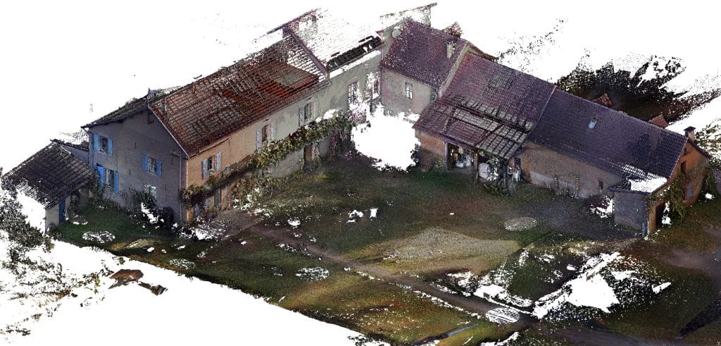 Nuage de point pour rénovation bâtiment